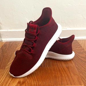 Adidas Originals Tubular Dusk Shoe Burgundy